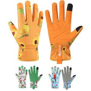 1쌍 정원용 장갑 장미 가지치기용 가시 방지 긴 팔뚝 보호 기능이 있는 식재용 도구