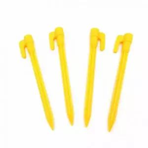 플라스틱 텐트 말뚝 4개 팩 캠핑용 핀