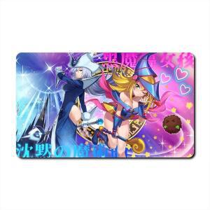 600X350X2mm DIY 유희왕! 미로 카드 배틀 매트 다크 걸 싱글 플레이어 게임 듀얼