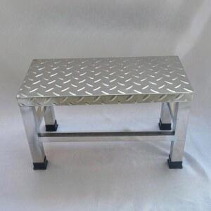 발판 2단3단 작업용 철판 계단 비계 작업판 철계단 스텐 디딤판