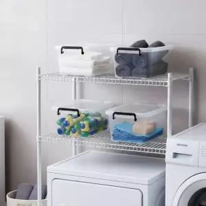 [라일리생활건강] Rly 스탠다드 다용도 중형 리빙박스 4개 (35X27