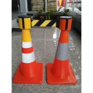 라바콘 차단 벨트 삼각콘 안전띠 통제 미터 텔레스코픽 1 옐로우 출입차단 옐로우