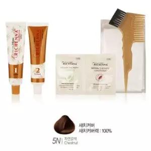 헤나 크림염색약 자연갈색