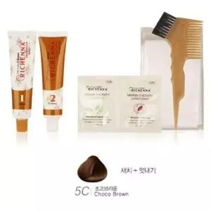 헤나 염색약 초코브라운