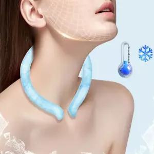 18도 이하 자동냉각 2세대 PCM 아이스 넥밴드 러닝 캠핑 등산 낚시 야외활동 비닐포장