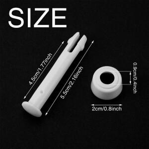 교체용 플라스틱 풀 조인트 핀, 고무 도장 포함, Intex 부품용, 12 팩