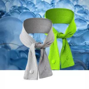 손목 팔 등 다양하게 착용가능한 쿨링 버튼 아이스 스카프 얼음스카프 쿨넥워머 여름넥밴드