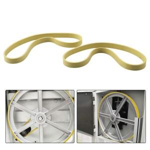 8/9인치 밴드쏘 휠용 고무줄 2개, 목공용 교체 고무링 미끄럼 방지 링