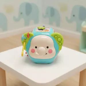 코끼리 에듀볼 멜로디 러닝볼 오감놀이 조작활동 톱니바퀴 블록 거울놀이 소근육발달 장난감
