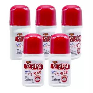 바르는 호관원 볼타입 핫겔 빨강통 100ml 5개 쿨링 스포츠 마사지용
