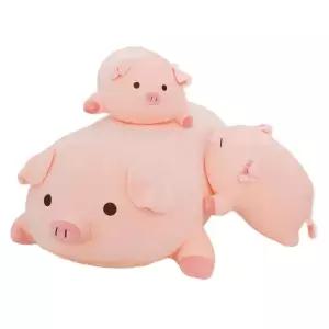 루루 돼지 인형 베개 귀여운 플러시