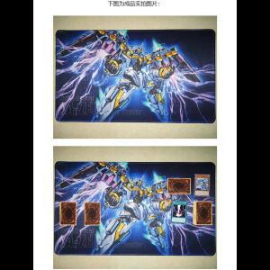 유희왕 디바인 아서널 AA-제우스 썬더 매트 TCG 듀얼 고무