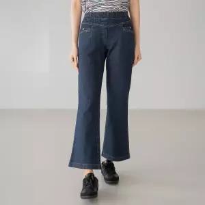 엄마옷 마담4060 부츠컷데님밴딩팬츠 -QPN2603036-