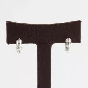 [신상오픈런]꼬임귀걸이 심플 직장인 링이어링 실버 (29987576)