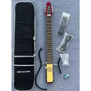 사일런트 기타 여행 미니 어쿠스틱 전자기타 연습용