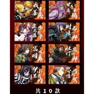 팬들을 위한 귀멸의 칼날 컬렉션 카드 렌고쿠 쿄쥬로 기유 캐릭터 눈 촬영 선물