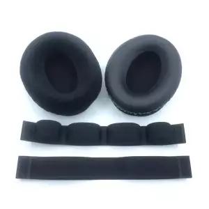 Sennheiser HD545 HD565 HD580 HD600 HD650 HD660S 헤드폰에 적합한 교체용 벨벳/단백질 폼 이어 패드 쿠션