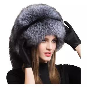 모피 신상 천연밍크모자 여성용 몽골 겨울 가을