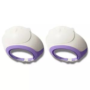 원더파파 유아 샴푸캡 목욕 용품 곰돌이 퍼플 X2개 BNS