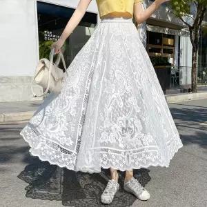 속치마 스커트 레이스 쉬폰 이너웨어