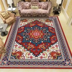 페르시아 카페트 양탄자 고급 복고풍 라탄 터키 러그