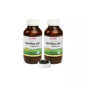 하이웰 피부 스피루리나 건강 영양제 선물 500정 X2 BNA