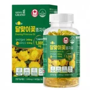 유쎌스토어 달맞이꽃종자유 1005MG X 180캡슐 달맞이꽃종자건강식품 감마리놀렌산건강식품