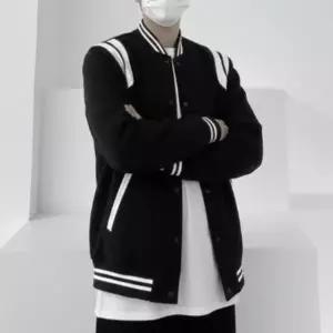 [옷자락]남성 오버사이즈 기본 스타디움 재킷