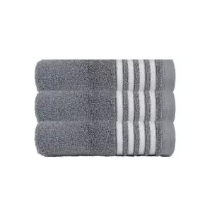 아트미즈 호텔타올 파인라인 국내생산 30수 180g 먼지없는수건 포크 그레이 3장