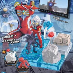 KAYOU 인기 정품 울트라맨 고무 토쿠사츠 박스 시리즈 인형 수집용 카드 애니메이션 휴일 선물