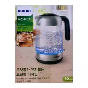 필립스 전기주전자 HD9339/강한 내구성의 내열유리/마이크로필터/블루라이트