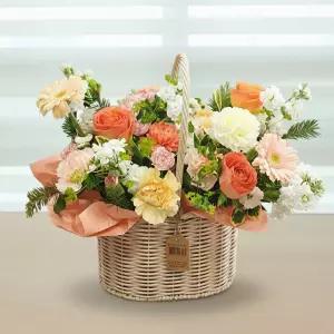 이지플라워 꽃바구니 하늘같은사랑 생일 축하 꽃바구니 사랑고백 꽃선물 기념일 선물 생화 꽃배달