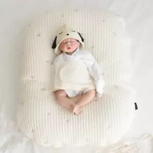 제이앤제나 수유쿠션 자수 양면 커버 순면 달별 23도