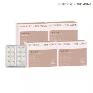 뉴트리코어x더맘스 활성형 엽산 400 3+1박스(4개월분)