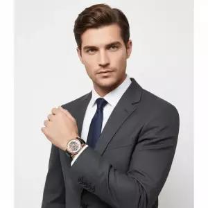 엠포리오 아르마니 공식 아르마니 AR60007 루이지 오토매틱 스켈레톤 남성 가죽시계