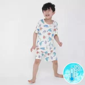 ) 쿨링내의)디노 어드벤처 쿨링 상하 세트 봄 여름 유아 내의 실내복 잠옷 내복
