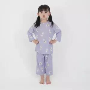 )리본 버니 7부 상하 세트 봄 여름 유아 내의 실내복 잠옷 내복