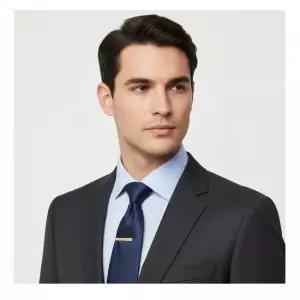 듀퐁 005839 골드 크롬 넥타이클립