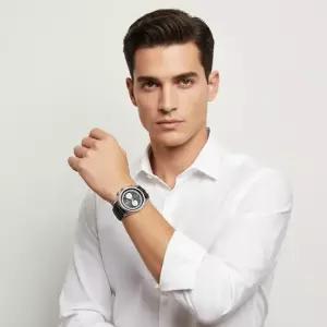 엠포리오 아르마니 아르마니 레이서 크로노그래프 남성 가죽시계 AR11635 RACER)