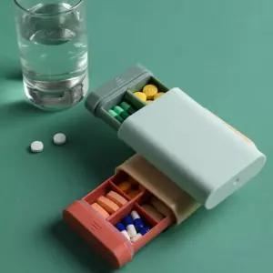 휴대용 알약 케이스 약통 소형 비타민 정리함 보관함 알약 보관함 휴대용 비타민통 약통 약정리함 약케이스