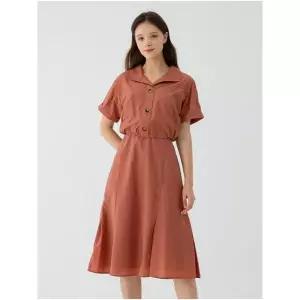 [하프클럽/숲]셔츠 칼라 투인원 원피스(SZ7OP34)