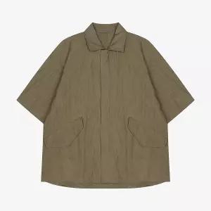 [지이크] [STEIN GARTEN] 히든 스냅 나일론 믹스 자켓 (PIMAA6906)