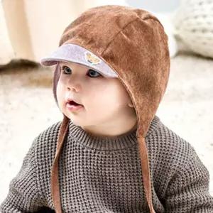 모모프렌즈 아기 보넷 코듀로이 방한 모자 유아 보넷 nCh8+3epm
