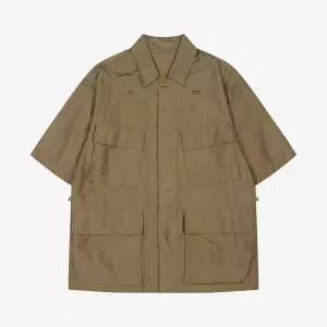 [지이크] [STEIN GARTEN] 유틸리티 스트링 반팔 셔츠 자켓 (PIMAA6910)