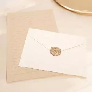 빈티지 실링왁스 편지지 상견례 편지 세트 가을 프로포즈 예단