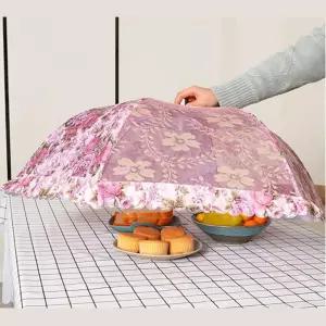 원터치 상보자기 우산 레이스 밥상보 반찬덮개 음식덮개 밥상보자기 밥상카바 식탁보