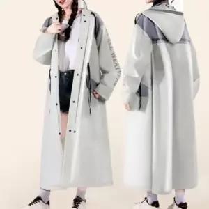 [신세계라이브쇼핑][옷자락] 여성용 일상 루즈핏 후드형 비옷 코트