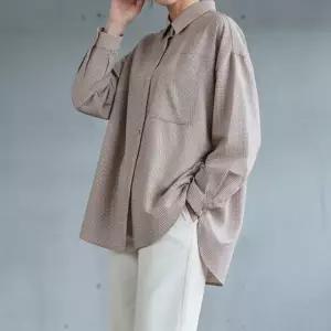 [아이우먼] 클래식스몰체크남방 SMX386M603 빅사이즈_P419297930