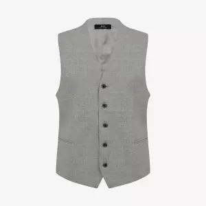 [지이크] 비조 포인트 배색 수트 베스트 (PIVAC3011)