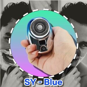 SY 미니 전기 남성용 면도기 USB 장착 무선 배터리 터빈 독일